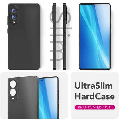 NALIA Ultra Slim Hardcase für Samsung Galaxy S25 Edge – Matt & 0.3mm Dünn – PHANTOM (Dünnes Cover & Kamera-Vollschutz) – Marke aus Berlin