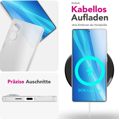 NALIA Ultra Slim Hardcase für Samsung Galaxy S25 Edge – Matt & 0.3mm Dünn – PHANTOM (Dünnes Cover & Kamera-Vollschutz) – Marke aus Berlin