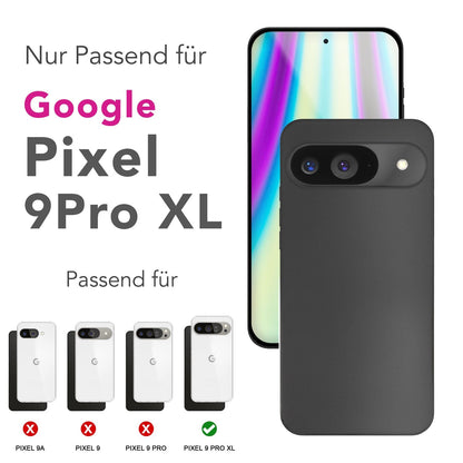 NALIA Ultra Slim Hardcase für Google Pixel 9 Pro XL – Matt & 0.3mm Dünn – PHANTOM (Dünnes Cover & Kamera-Vollschutz) – Marke aus Berlin