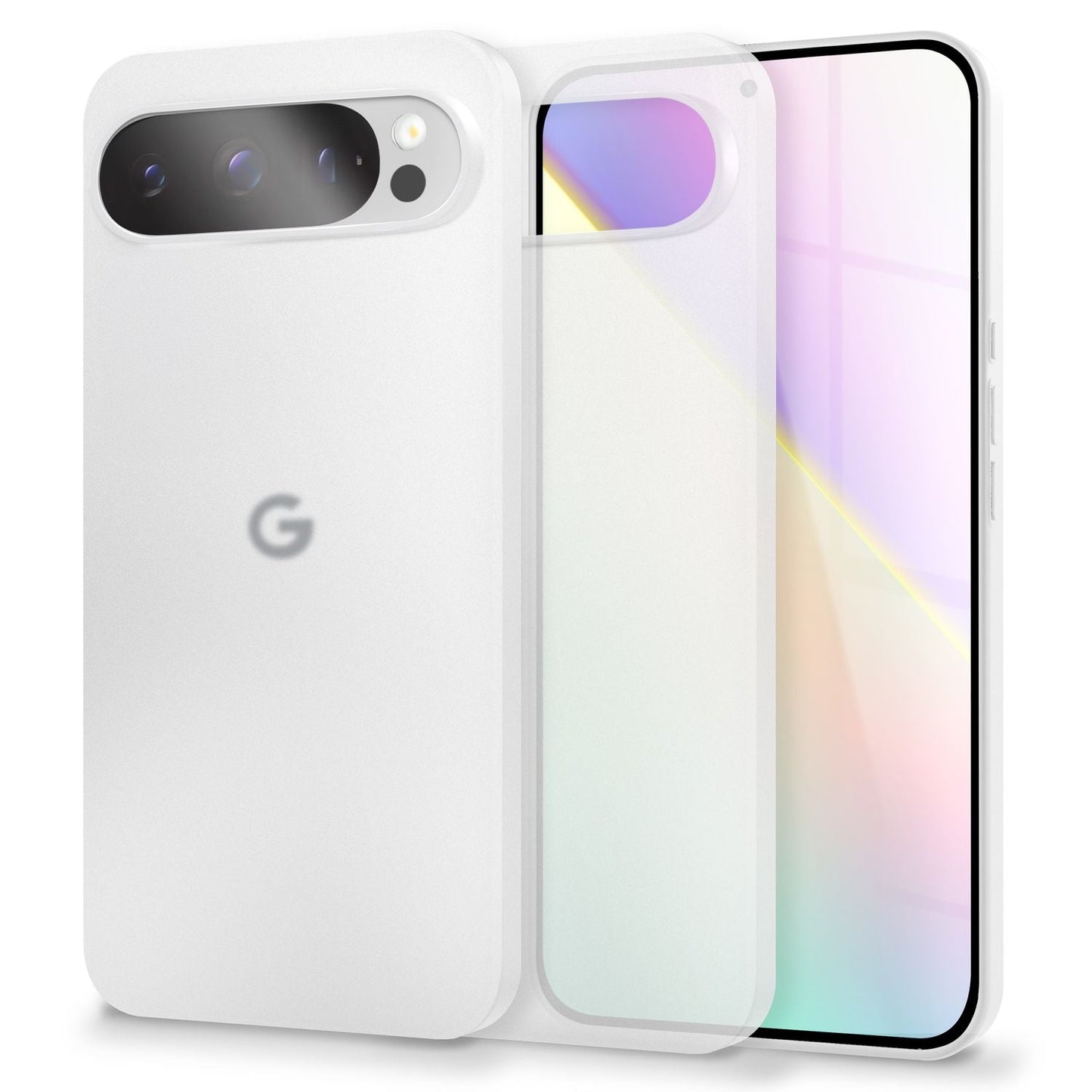NALIA Ultra Slim Hardcase für Google Pixel 9 Pro XL – Matt & 0.3mm Dünn – PHANTOM (Dünnes Cover & Kamera-Vollschutz) – Marke aus Berlin