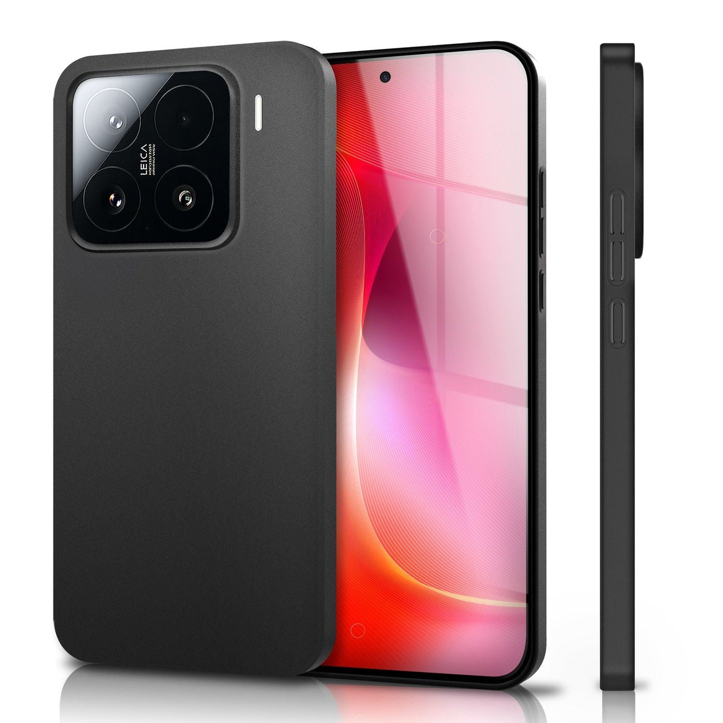 NALIA Ultra Slim Hardcase für Xiaomi 15 – Matt & 0.3mm Dünn – PHANTOM (Dünnes Cover & Kamera-Vollschutz) – Marke aus Berlin