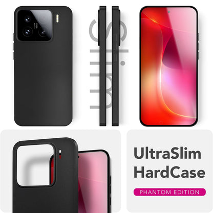 NALIA Ultra Slim Hardcase für Xiaomi 15 – Matt & 0.3mm Dünn – PHANTOM (Dünnes Cover & Kamera-Vollschutz) – Marke aus Berlin