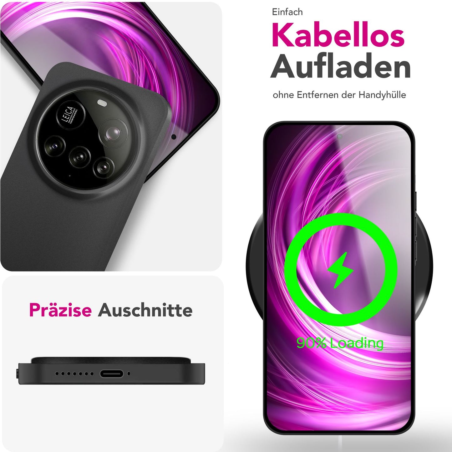 NALIA Ultra Slim Hardcase für Xiaomi 15 Ultra – Matt & 0.3mm Dünn – PHANTOM (Dünnes Cover & Kamera-Vollschutz) – Marke aus Berlin