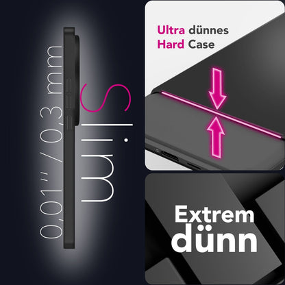NALIA Ultra Slim Hardcase für Xiaomi 15 Ultra – Matt & 0.3mm Dünn – PHANTOM (Dünnes Cover & Kamera-Vollschutz) – Marke aus Berlin