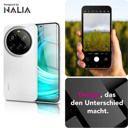 NALIA Ultra Slim Hardcase für Xiaomi 15 Ultra – Matt & 0.3mm Dünn – PHANTOM (Dünnes Cover & Kamera-Vollschutz) – Marke aus Berlin
