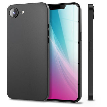 NALIA Ultra Slim Hardcase für iPhone 16e / 17e – Matt & 0.3mm Dünn – PHANTOM (Dünnes Cover & Kamera-Vollschutz) – Marke aus Berlin