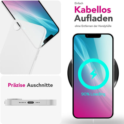 NALIA Ultra Slim Hardcase für iPhone 16e / 17e – Matt & 0.3mm Dünn – PHANTOM (Dünnes Cover & Kamera-Vollschutz) – Marke aus Berlin