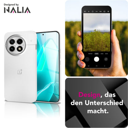 NALIA Ultra Slim Hardcase für OnePlus 13 – Matt & 0.3mm Dünn – PHANTOM (Dünnes Cover & Kamera-Vollschutz) – Marke aus Berlin