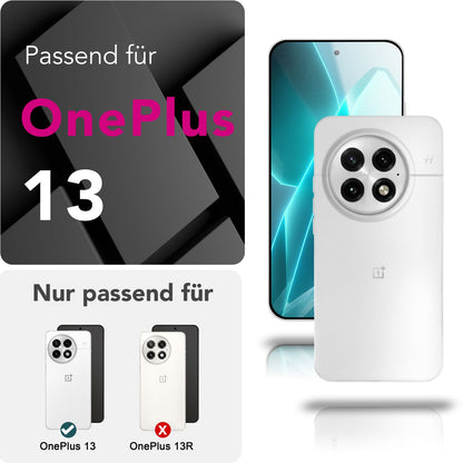 NALIA Ultra Slim Hardcase für OnePlus 13 – Matt & 0.3mm Dünn – PHANTOM (Dünnes Cover & Kamera-Vollschutz) – Marke aus Berlin
