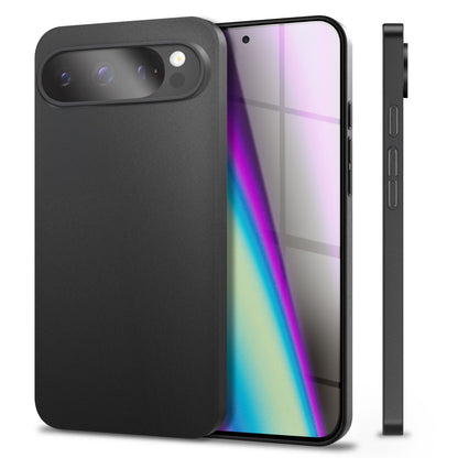 NALIA Ultra Slim Hardcase für Google Pixel 9 Pro – Matt & 0.3mm Dünn – PHANTOM (Dünnes Cover & Kamera-Vollschutz) – Marke aus Berlin