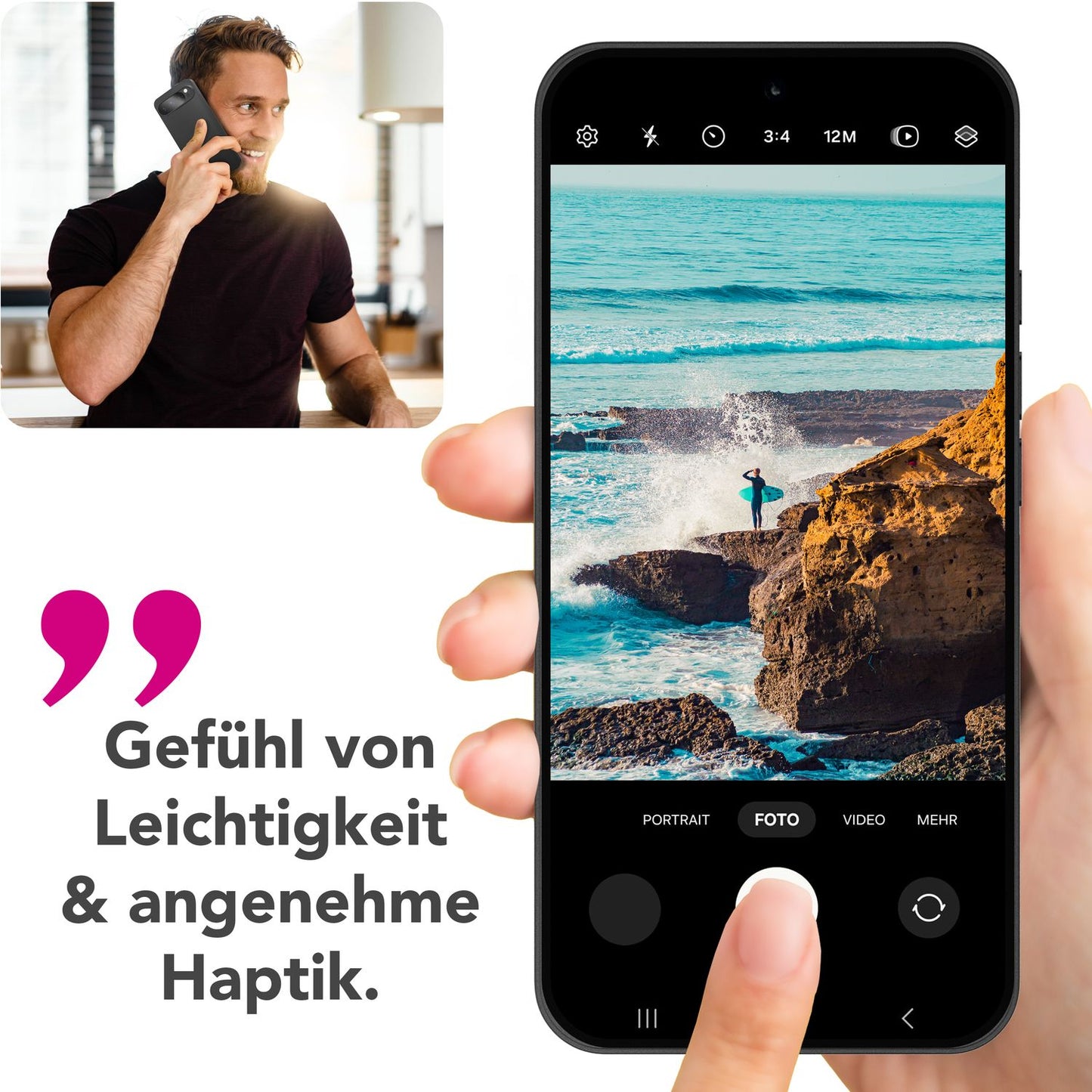 NALIA Ultra Slim Hardcase für Google Pixel 9 Pro – Matt & 0.3mm Dünn – PHANTOM (Dünnes Cover & Kamera-Vollschutz) – Marke aus Berlin