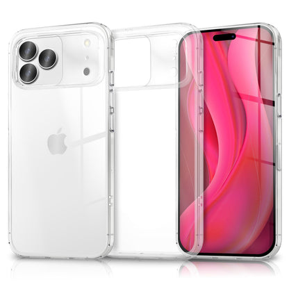 NALIA Transparente Silikonhülle für iPhone 17 Pro – Anti-Gelb & Rutschfest – GLAZE (Handyhülle Kristallklar, Schlank & Stoßfest) – Marke aus Berlin