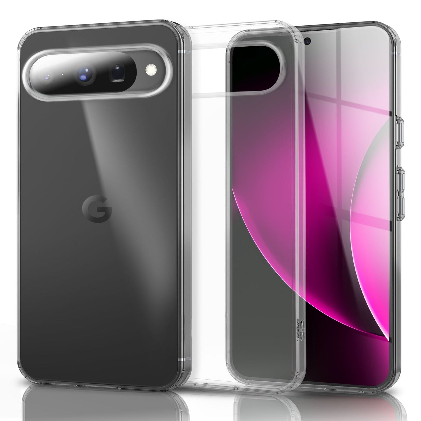 NALIA Transparente Silikonhülle für Google Pixel 10 – Anti-Gelb & Rutschfest – GLAZE (Handyhülle Kristallklar, Schlank & Stoßfest) – Marke aus Berlin