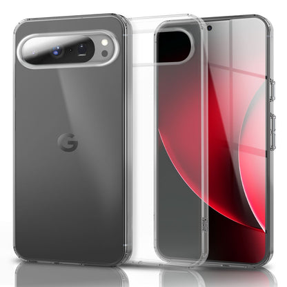 NALIA Transparente Silikonhülle für Google Pixel 10 Pro – Anti-Gelb & Rutschfest – GLAZE (Handyhülle Kristallklar, Schlank & Stoßfest) – Marke aus Berlin