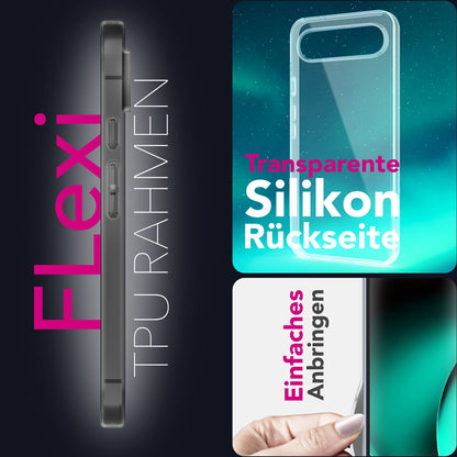 NALIA Transparente Silikonhülle für Google Pixel 10 Pro XL – Anti-Gelb & Rutschfest – GLAZE (Handyhülle Kristallklar, Schlank & Stoßfest) – Marke aus Berlin