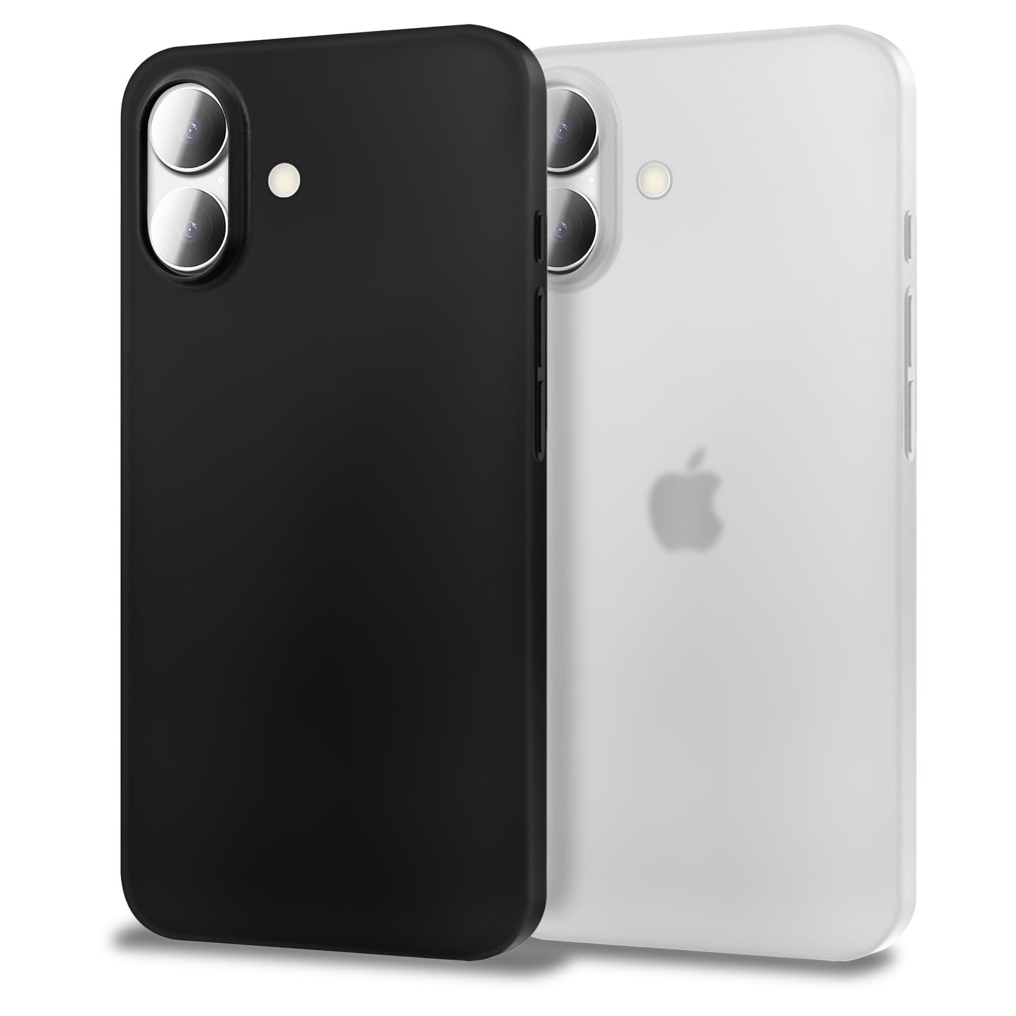 NALIA Ultra Slim Hardcase für iPhone 17 – Matt & 0.3mm Dünn – PHANTOM (Dünnes Cover & Kamera-Vollschutz) – Marke aus Berlin