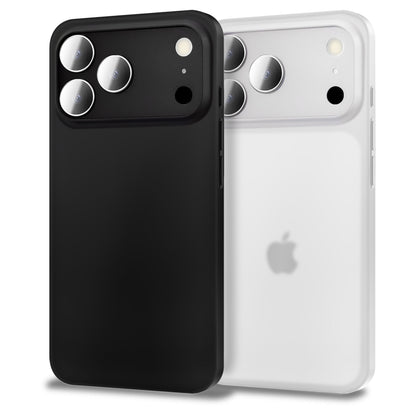 NALIA Ultra Slim Hardcase für iPhone 17 Pro – Matt & 0.3mm Dünn – PHANTOM (Dünnes Cover & Kamera-Vollschutz) – Marke aus Berlin