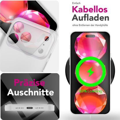 NALIA Ultra Slim Hardcase für iPhone 17 Pro – Matt & 0.3mm Dünn – PHANTOM (Dünnes Cover & Kamera-Vollschutz) – Marke aus Berlin
