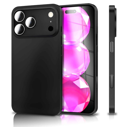 NALIA Ultra Slim Hardcase für iPhone 17 Pro Max – Matt & 0.3mm Dünn – PHANTOM (Dünnes Cover & Kamera-Vollschutz) – Marke aus Berlin