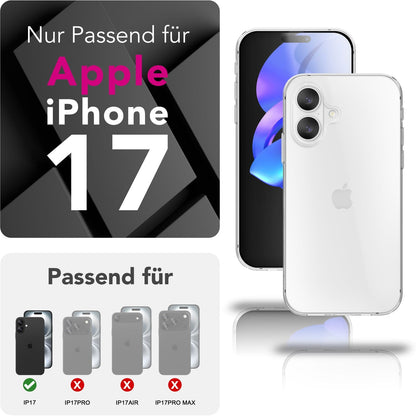 NALIA 360° Hülle für iPhone 17 – Vorne & Hinten Schutz – 360GUARD (Full-Body Case) – Marke aus Berlin