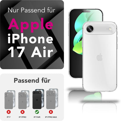 NALIA 360° Hülle für iPhone 17 Air – Vorne & Hinten Schutz – 360GUARD (Full-Body Case) – Marke aus Berlin