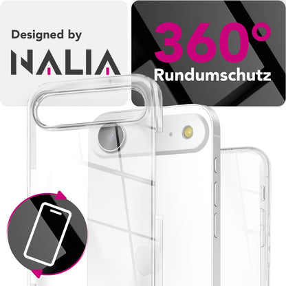 NALIA 360° Hülle für iPhone 17 Air – Vorne & Hinten Schutz – 360GUARD (Full-Body Case) – Marke aus Berlin