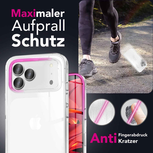NALIA 360° Hülle für iPhone 17 Pro – Vorne & Hinten Schutz – 360GUARD (Full-Body Case) – Marke aus Berlin