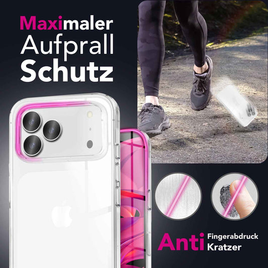 NALIA 360° Hülle für iPhone 17 Pro Max – Vorne & Hinten Schutz – 360GUARD (Full-Body Case) – Marke aus Berlin