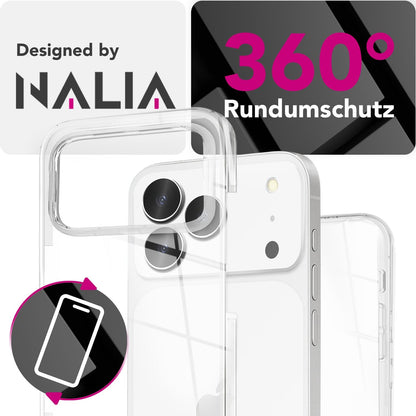 NALIA 360° Hülle für iPhone 17 Pro Max – Vorne & Hinten Schutz – 360GUARD (Full-Body Case) – Marke aus Berlin