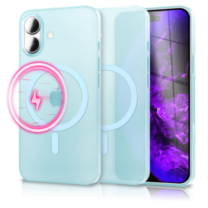 NALIA Ultra-Slim Hardcase für iPhone 17 – MagSafe kompatibel & 0.3mm Dünn – THINIX (Matte Semi-Transparente Hülle) – Marke aus Berlin