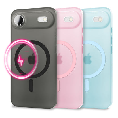 NALIA Ultra-Slim Hardcase für iPhone 17 Air – MagSafe kompatibel & 0.3mm Dünn – THINIX (Matte Semi-Transparente Hülle) – Marke aus Berlin