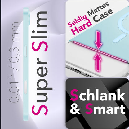 NALIA Ultra-Slim Hardcase für iPhone 17 Air – MagSafe kompatibel & 0.3mm Dünn – THINIX (Matte Semi-Transparente Hülle) – Marke aus Berlin