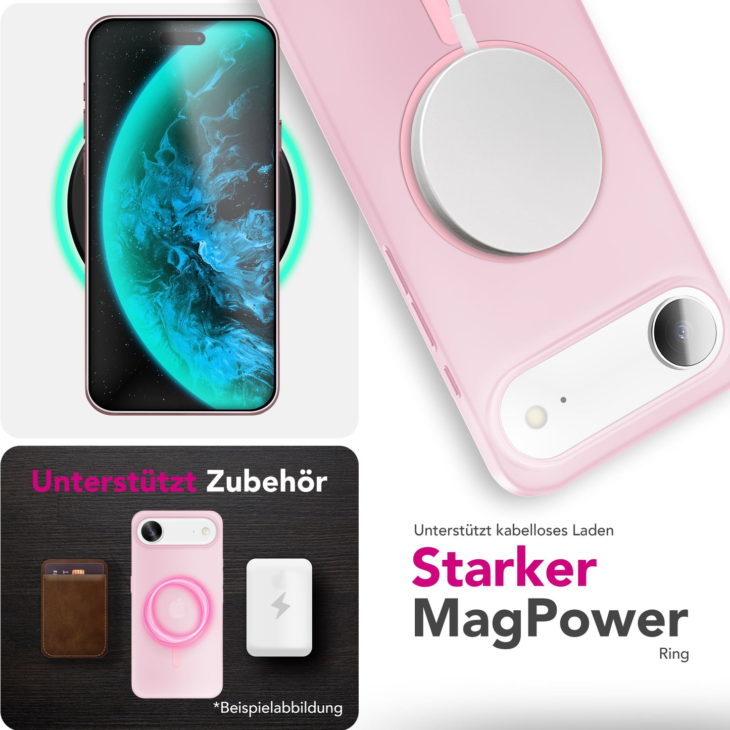 NALIA Ultra-Slim Hardcase für iPhone 17 Air – MagSafe kompatibel & 0.3mm Dünn – THINIX (Matte Semi-Transparente Hülle) – Marke aus Berlin