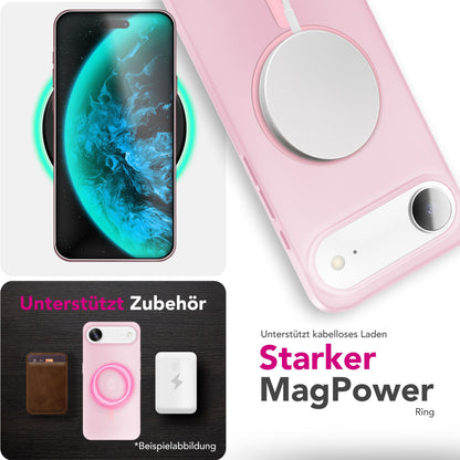 NALIA Ultra-Slim Hardcase für iPhone 17 Air – MagSafe kompatibel & 0.3mm Dünn – THINIX (Matte Semi-Transparente Hülle) – Marke aus Berlin