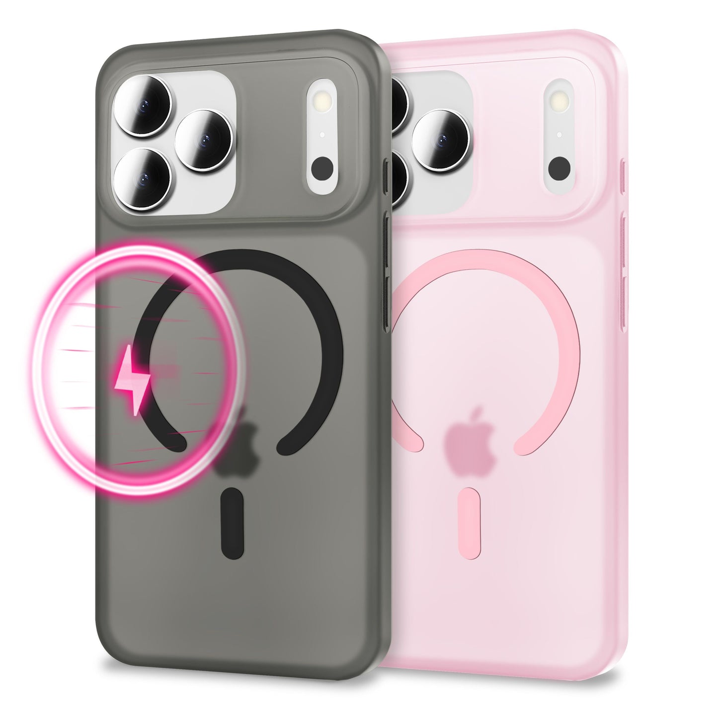 NALIA Ultra-Slim Hardcase für iPhone 17 Pro – MagSafe kompatibel & 0.3mm Dünn – THINIX (Matte Semi-Transparente Hülle) – Marke aus Berlin