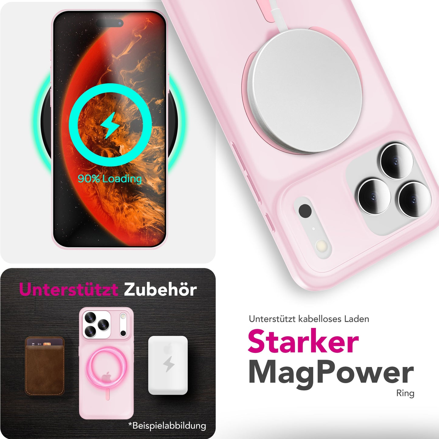 NALIA Ultra-Slim Hardcase für iPhone 17 Pro – MagSafe kompatibel & 0.3mm Dünn – THINIX (Matte Semi-Transparente Hülle) – Marke aus Berlin