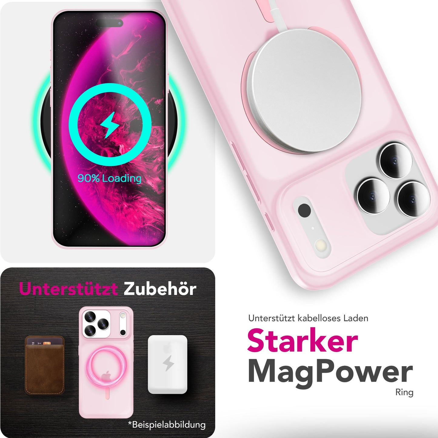 NALIA Ultra-Slim Hardcase für iPhone 17 Pro Max – MagSafe kompatibel & 0.3mm Dünn – THINIX (Matte Semi-Transparente Hülle) – Marke aus Berlin