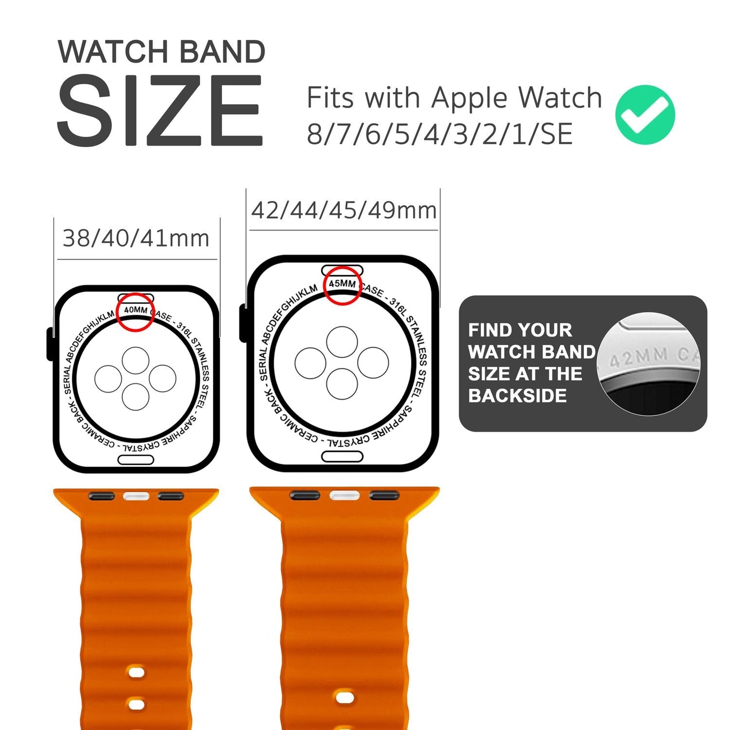 NALIA Smart Watch Armband OCEAN Style kompatibel mit Apple Watch Ultra/SE & Series 8/7/6/5/4/3/2/1, 42mm 44mm 45mm 49mm, iWatch Sport Uhr Ersatzarmband Damen Herren, Silikon Riemen