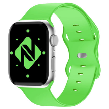 NALIA Silikon Smart-Watch Ersatzarmband kompatibel mit Apple Watch Armband SE & Series 8/7/6/5/4/3/2/1, 38mm 40mm 41mm, iWatch Fitnessuhr Sportarmband Damen & Herren
