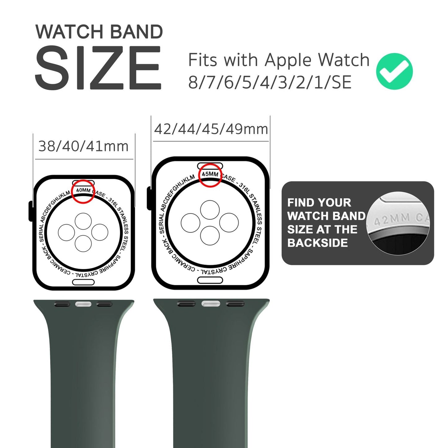 NALIA Silikon Smart-Watch Ersatzarmband kompatibel mit Apple Watch Armband SE & Series 8/7/6/5/4/3/2/1, 38mm 40mm 41mm, iWatch Fitnessuhr Sportarmband Damen & Herren