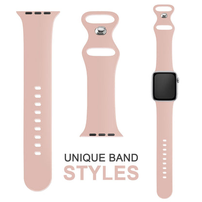 NALIA Silikon Smart-Watch Ersatzarmband kompatibel mit Apple Watch Armband SE & Series 8/7/6/5/4/3/2/1, 38mm 40mm 41mm, iWatch Fitnessuhr Sportarmband Damen & Herren
