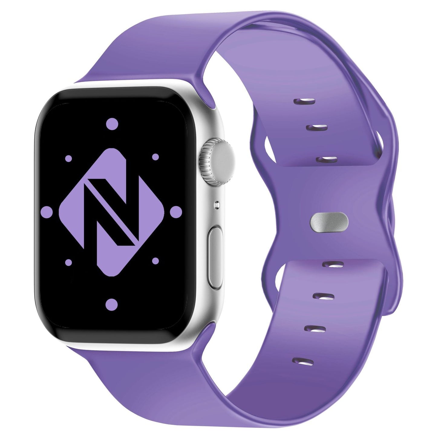 NALIA Silikon Smart-Watch Ersatzarmband kompatibel mit Apple Watch Armband SE & Series 8/7/6/5/4/3/2/1, 38mm 40mm 41mm, iWatch Fitnessuhr Sportarmband Damen & Herren