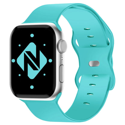 NALIA Silikon Smart-Watch Ersatzarmband kompatibel mit Apple Watch Armband SE & Series 8/7/6/5/4/3/2/1, 38mm 40mm 41mm, iWatch Fitnessuhr Sportarmband Damen & Herren