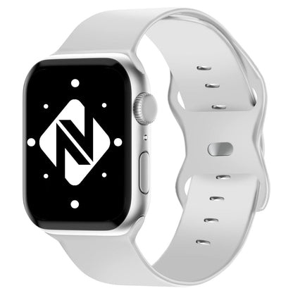 NALIA Silikon Smart-Watch Ersatzarmband kompatibel mit Apple Watch Armband SE & Series 8/7/6/5/4/3/2/1, 38mm 40mm 41mm, iWatch Fitnessuhr Sportarmband Damen & Herren