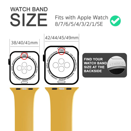 NALIA Silikon Smart-Watch Ersatzarmband kompatibel mit Apple Watch Armband SE & Series 8/7/6/5/4/3/2/1, 38mm 40mm 41mm, iWatch Fitnessuhr Sportarmband Damen & Herren