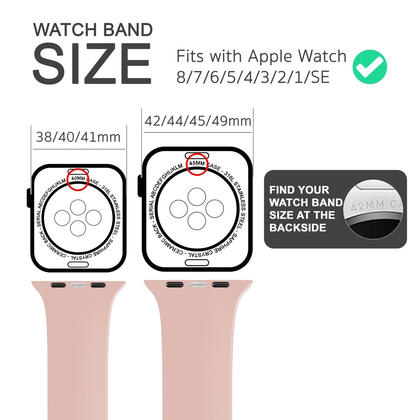 NALIA Silikon Smart-Watch Ersatzarmband kompatibel mit Apple Watch Armband Ultra/SE & Series 8/7/6/5/4/3/2/1, 42mm 44mm 45mm 49mm, iWatch Fitnessuhr Sportarmband Damen & Herren