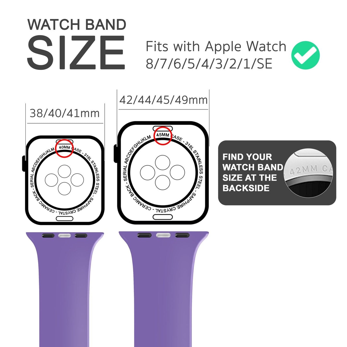 NALIA Silikon Smart-Watch Ersatzarmband kompatibel mit Apple Watch Armband Ultra/SE & Series 8/7/6/5/4/3/2/1, 42mm 44mm 45mm 49mm, iWatch Fitnessuhr Sportarmband Damen & Herren