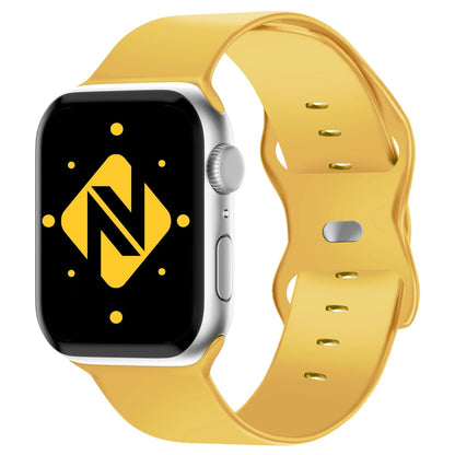 NALIA Silikon Smart-Watch Ersatzarmband kompatibel mit Apple Watch Armband Ultra/SE & Series 8/7/6/5/4/3/2/1, 42mm 44mm 45mm 49mm, iWatch Fitnessuhr Sportarmband Damen & Herren