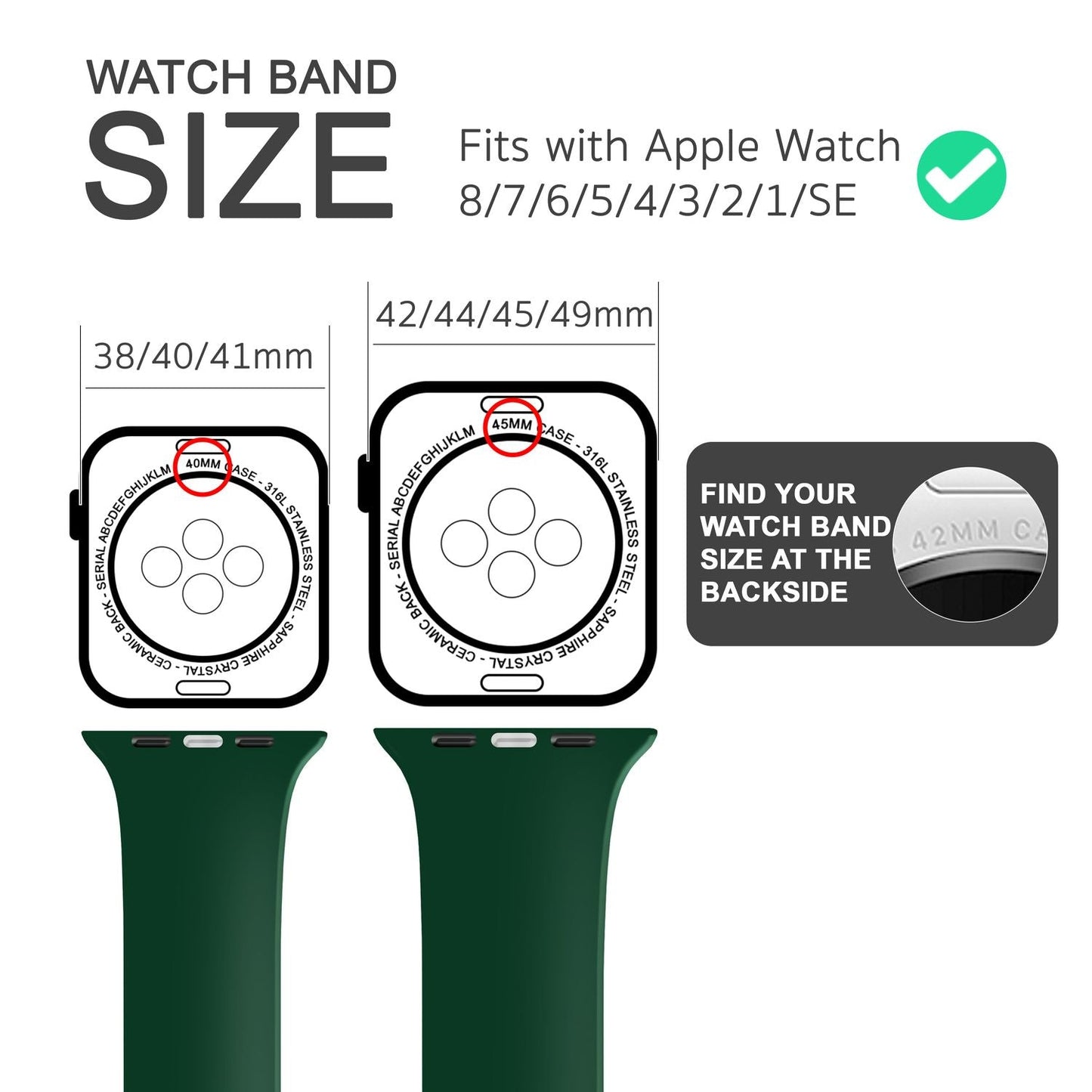 NALIA Gestreiftes Silikon Smart-Watch Ersatzarmband kompatibel mit Apple Watch Armband SE & Series 8/7/6/5/4/3/2/1, 38mm 40mm 41mm, iWatch Fitnessarmband Damen & Herren