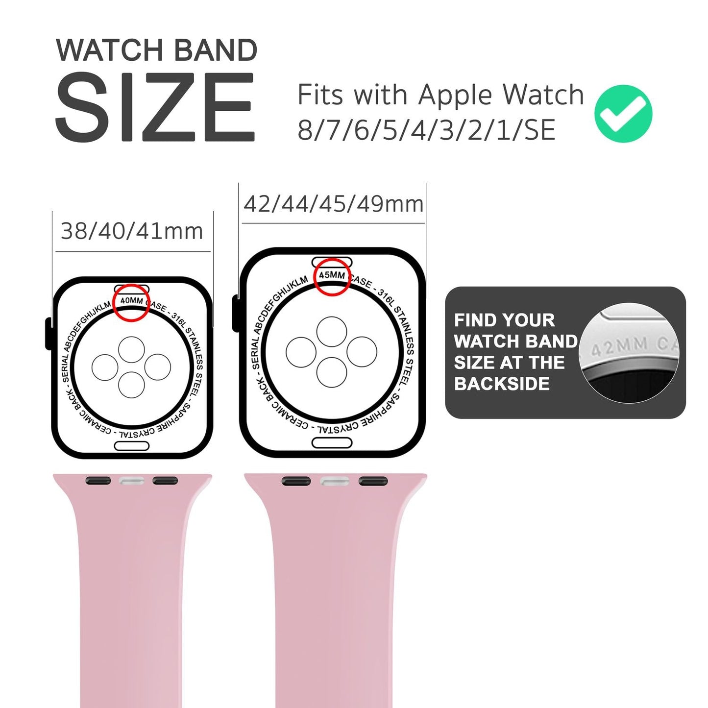NALIA Gestreiftes Silikon Smart-Watch Ersatzarmband kompatibel mit Apple Watch Armband SE & Series 8/7/6/5/4/3/2/1, 38mm 40mm 41mm, iWatch Fitnessarmband Damen & Herren